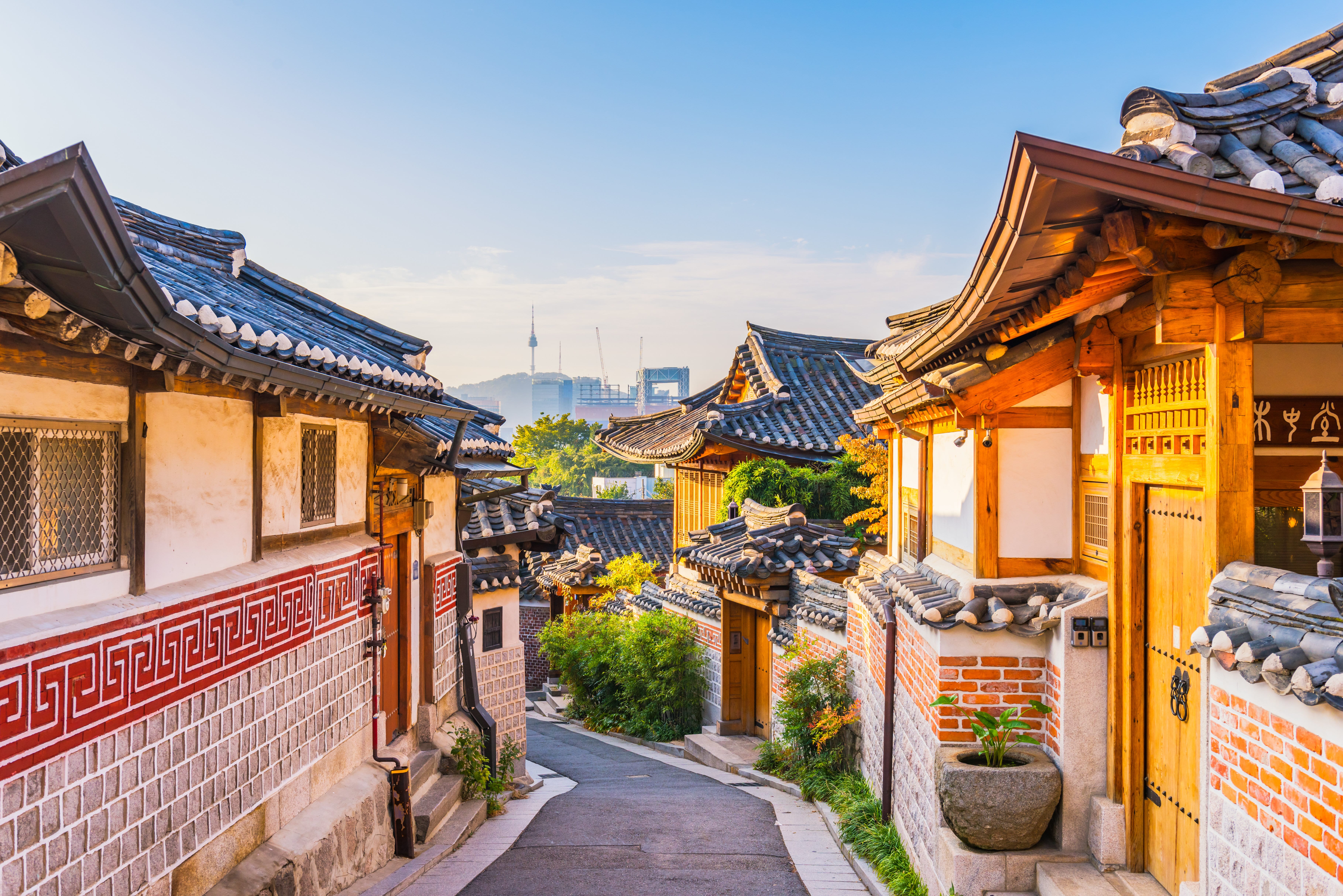 Bukchon Hanok Village Seoul South Korea
