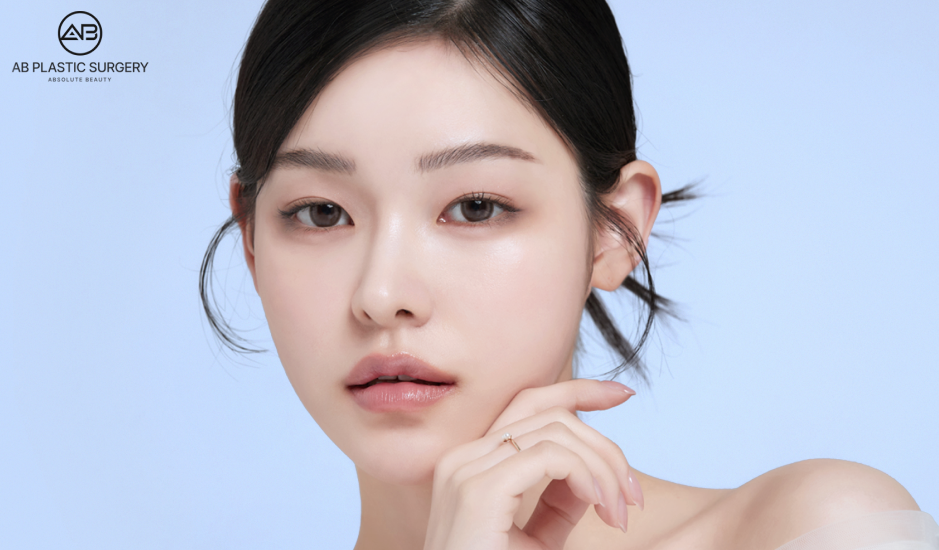 Model Showcasing Refined Natural Eye Shape Representing Korean Eye Plastic Surgery Before And After Results