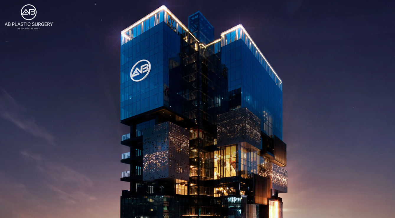 Modern Korean Plastic Surgery Clinic Building for International Patients Planning Procedures During Summer Vacation in Korea