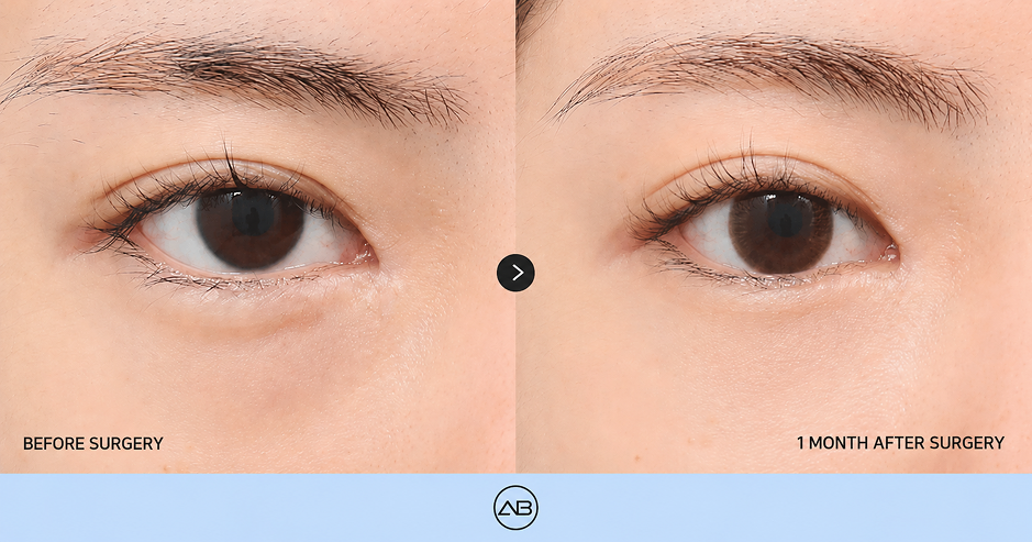 Before and After Results of Under-Eye Fat Removal for Puffy Eye Bags