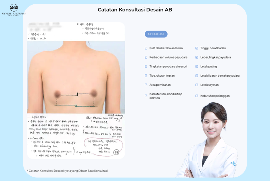 Analisis Desain Operasi Payudara Turun Melalui Konsultasi Medis Di AB Korea