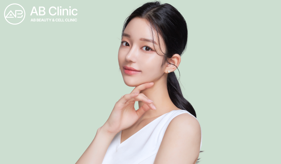 スキンブースター施術後のハリ・透明感あふれる美肌女性