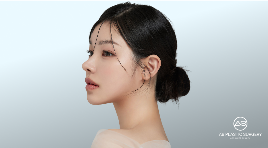鷲鼻を矯正をしてより綺麗な鼻筋になった女性のイメージ（AB美容外科韓国）