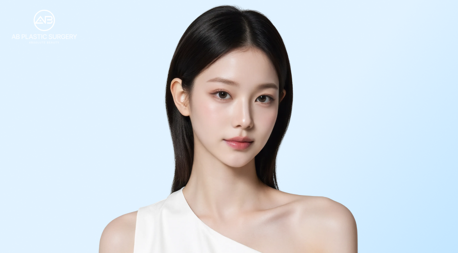 韓国美容ツアーで、日本人患者が目指す自然な仕上がりをイメージした女性ポートレート