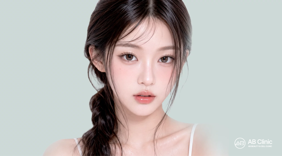 模特兒展示 ONDA 超微波療程後理想的緊緻輪廓形象，呈現自然提升臉部線條與年輕感的效果示意。